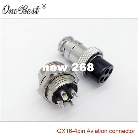 Wholesale Gx16 4pin Air Plug Aviation Socket 16mm Male And Female Metal Wire Panel Connector Kit