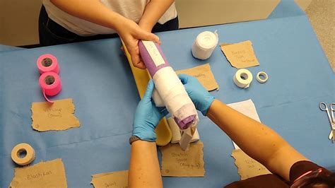 Bandages And Splints Spoon Splint Youtube