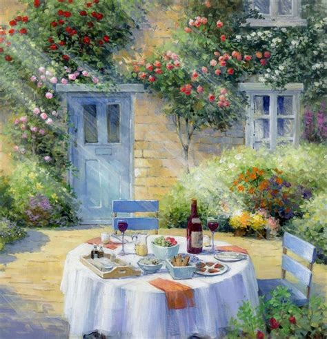 Peter Mcgowan Romantic Garden Landscape Paintings Painting