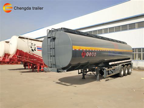 Oil Tank Semitrailer Fuel Tank Semitrailer With Air Suspension China