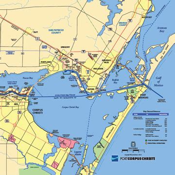 Corpus Christi Beaches Map