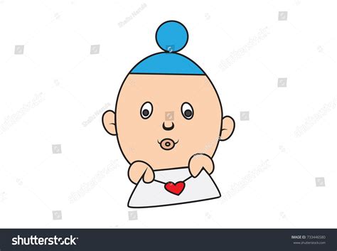 Cute Baby Sardar Letter Vector Illustration Stock Vector (Royalty Free ...