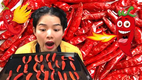 Spicy Challenge Eating Very Spicy Chilly Youtube