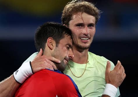 Gold Shoulder Zverev Stuns Djokovic Charges Into Olympics Gold Medal