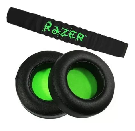 Kit Almofada Headset Razer Kraken Pro V2 Quartz Mercury Parcelamento