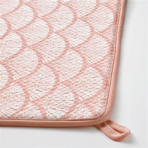 NyskÖljd NyskÖljd Dish Drying Mat Pinkpatterned 44x36 Cm Ikea