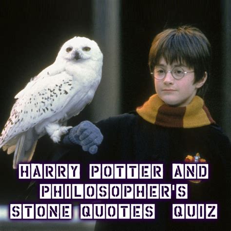 Harry Potter and the Philosopher's Stone - Quotes Quiz | QuizRain