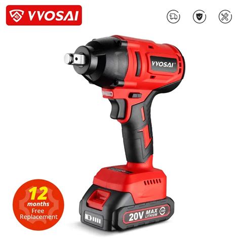 Купить WOSAI 20V Электрический ударный ключ 600N.m бесщеточный ключ ...