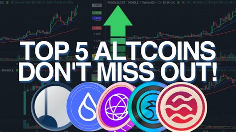 Crypto Trading Alert 5 Best Altcoins To Buy Now On A Pullback YouTube