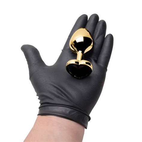 Plug Anal Coração Aço Dourado M Sexy Import Gall
