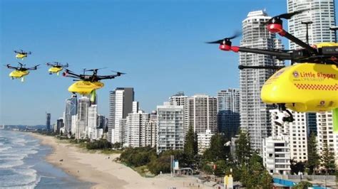 Australia Kerahkan Drone Untuk Lindungi Perenang Dari Serangan Makhluk