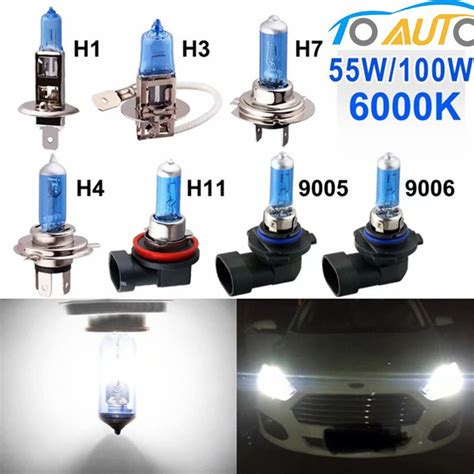 Ready Stock Mentol Lampu Kereta Motosikal 12V 55W 100W HALOGEN BULB