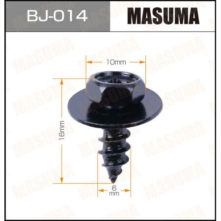 Self-tapping screw Masuma 6x16mm, set of 10pcs, BJ-014 | MASUMA ...