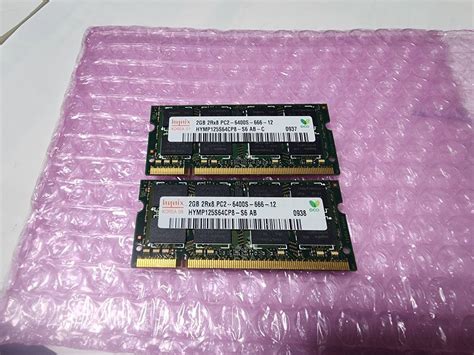 Yahooオークション 即決 Hynix製 2gb×2枚 合計4gb Ddr2 Pc2 6400s S