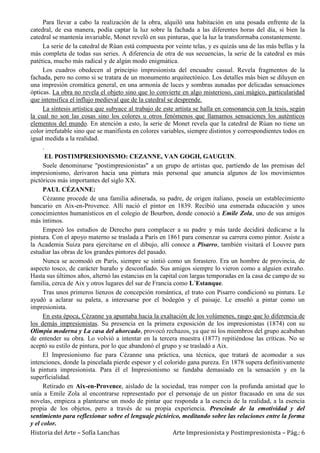 Impresionismo Posimpresionismo PDF