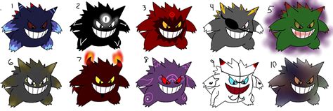 Gengar Adoptables Commission Open By Aven Mochi On Deviantart