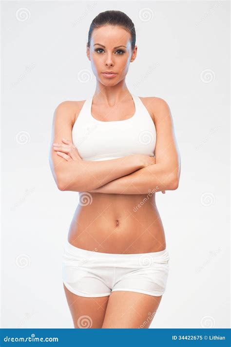 Gorgeous Fitness Brunette Stock Image Image Of Girl