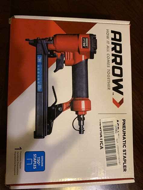 Pneumatic Staple Gun Arrow Fastener Arrow Pt50 Ebay