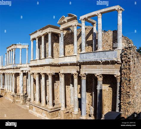 Spain Extremadura Merida Archaeological Ensemble Of Merida Listed As