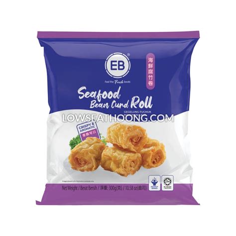 Eb Seafood Beancurd Roll ±23pcs 300g Pkt Low Seat Hoong Sdn Bhd