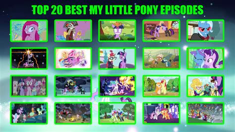 Top 20 Best My Little Pony Episodes by smhungary on DeviantArt