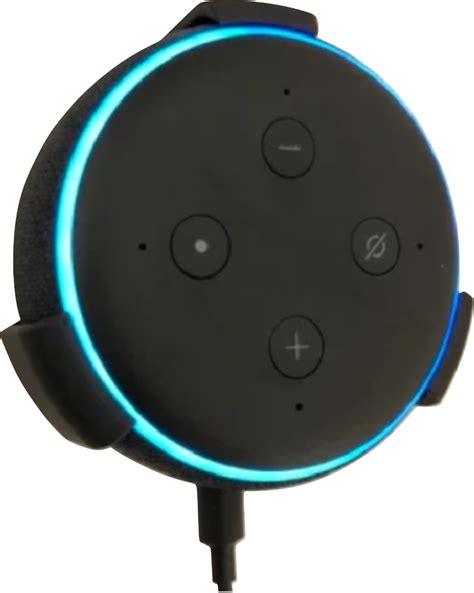 Suporte De Embutir Parede Teto Para Amazon Alexa Echo Dot 3