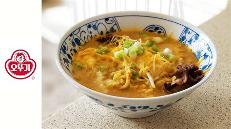 Ottogi Cheese Ramen From South Korea Instant Noodle Recipe Time Ep