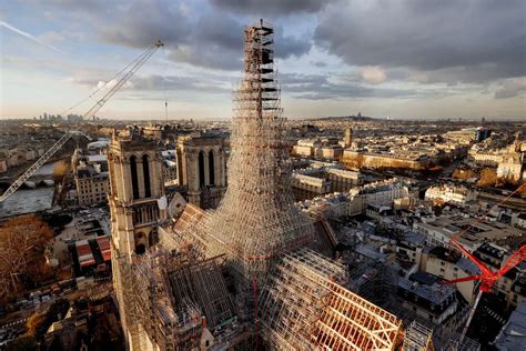 Paris Notre Dame Spire Rebuilt The Cathedral Will Reopen In A Year