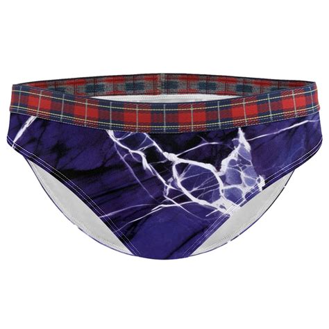 Brief Underwear Bikini Panties For Women Bikini Underwear S Blue Marble Black Texture Walmart