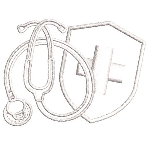Hospital Sign Rescue Digitized Embroidery Design E4hats