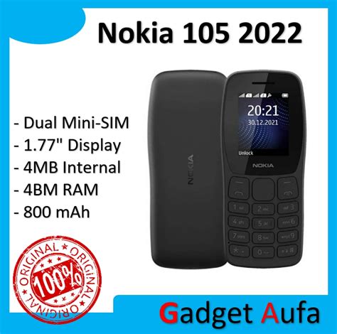 Nokia 105 2022 Garansi Resmi Lazada Indonesia