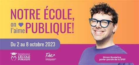 Semaine pour lécole publique FCPQ