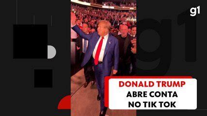 Ap S Tentar Banir Tiktok Nos Eua Trump Entra No App De Olho Na