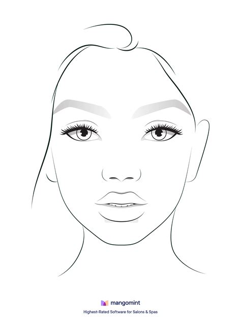 Face Charts Templates For Spas Salons And Tattoo Shops Mangomint