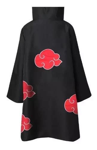 Disfraz Naruto Infantil Akatsuki Capa Cosplay Sasuke Uchiha Mercadolibre