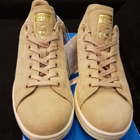 Adidas Stan Smith Sand Nude Sneakers RARE Men S Fashion Footwear Sneakers On Carousell