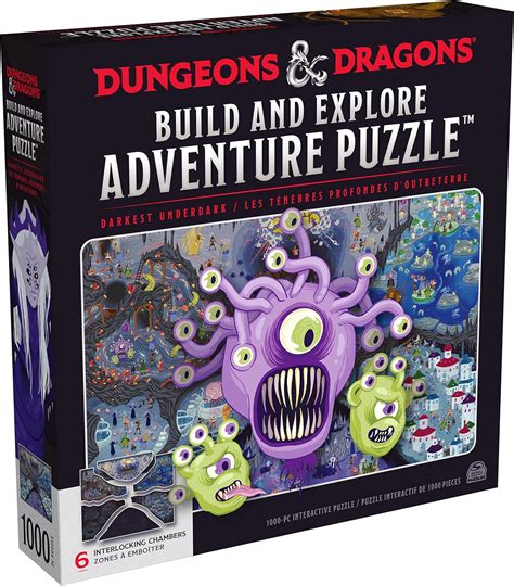 Dungeons Dragons Build And Explore Adventure Puzzle Dnd Adult