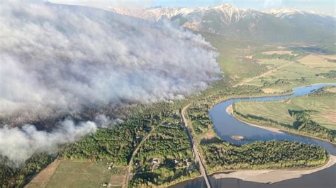 Uncontrolled Wildfires Near Northeast B C Alta Boundary Force