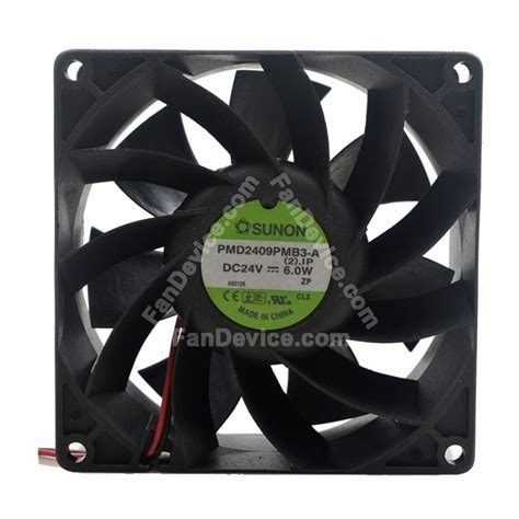 SUNON PMD2409PMB3 A DC 24V 6 0W 2 Wires Axial Cooling Fan FanDevice