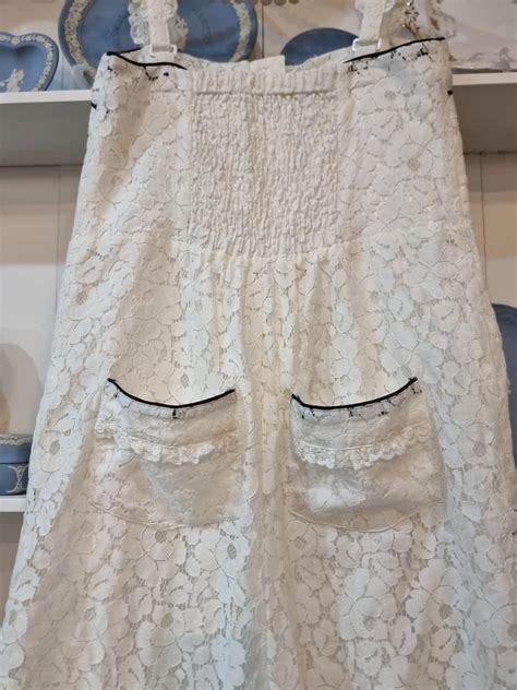 Tralala 화이트 레이스 올인원 점프수트 후루츠패밀리