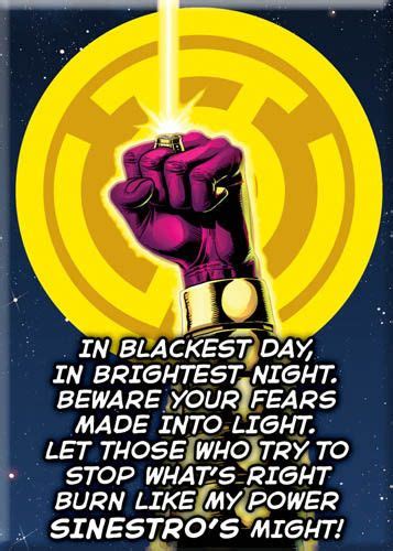 Oath Of Sinestro Corp Yellow Lantern Green Lantern Lantern Oaths