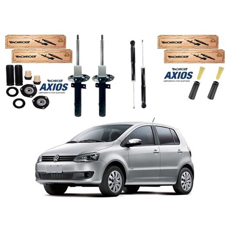 Kit Amortecedor Dianteiro Traseiro Monroe Axios Original Volkswagen Fox