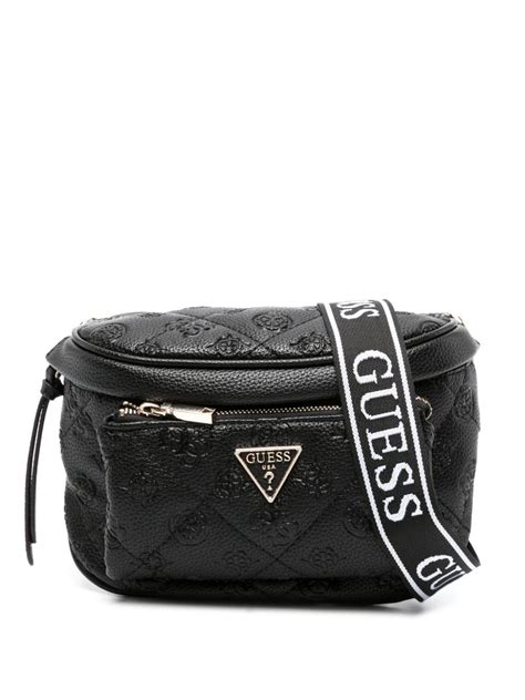 Guess Usa Logo Embossed Faux Leather Crossbody Bag Farfetch