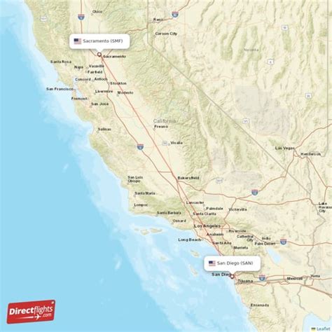 Direct Flights From San Diego To Sacramento San To Smf Non Stop