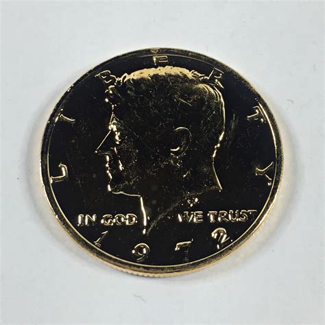 K Gold Layered Kennedy Half Dollar Property Room