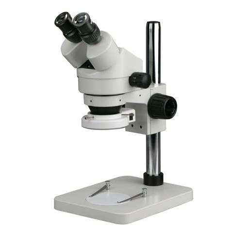 Amscope 7X 45X Stereo Binocular Microscope With 14 Pillar Stand 64