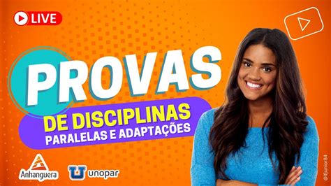 Provas De Disciplinas Paralelas E Adapta Es Youtube