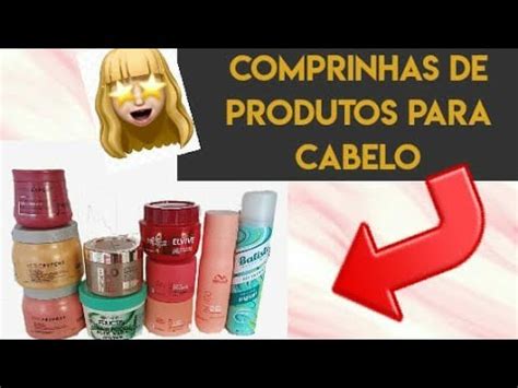 COMPRINHAS DE PRODUTOS IMPORTADOS PARA O CABELO YouTube