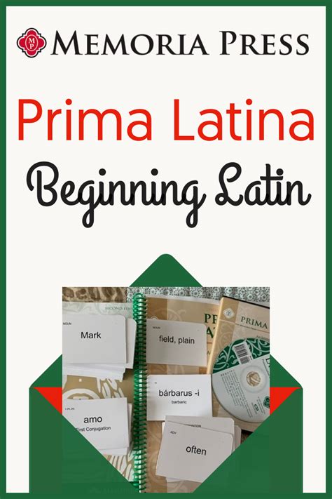 Learn Latin With Prima Latina Set