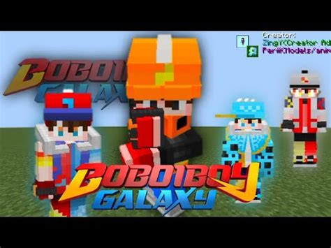 Addon S Boboiboy Galaxy V Terkeren Mcpe Addon Mcpe Youtube